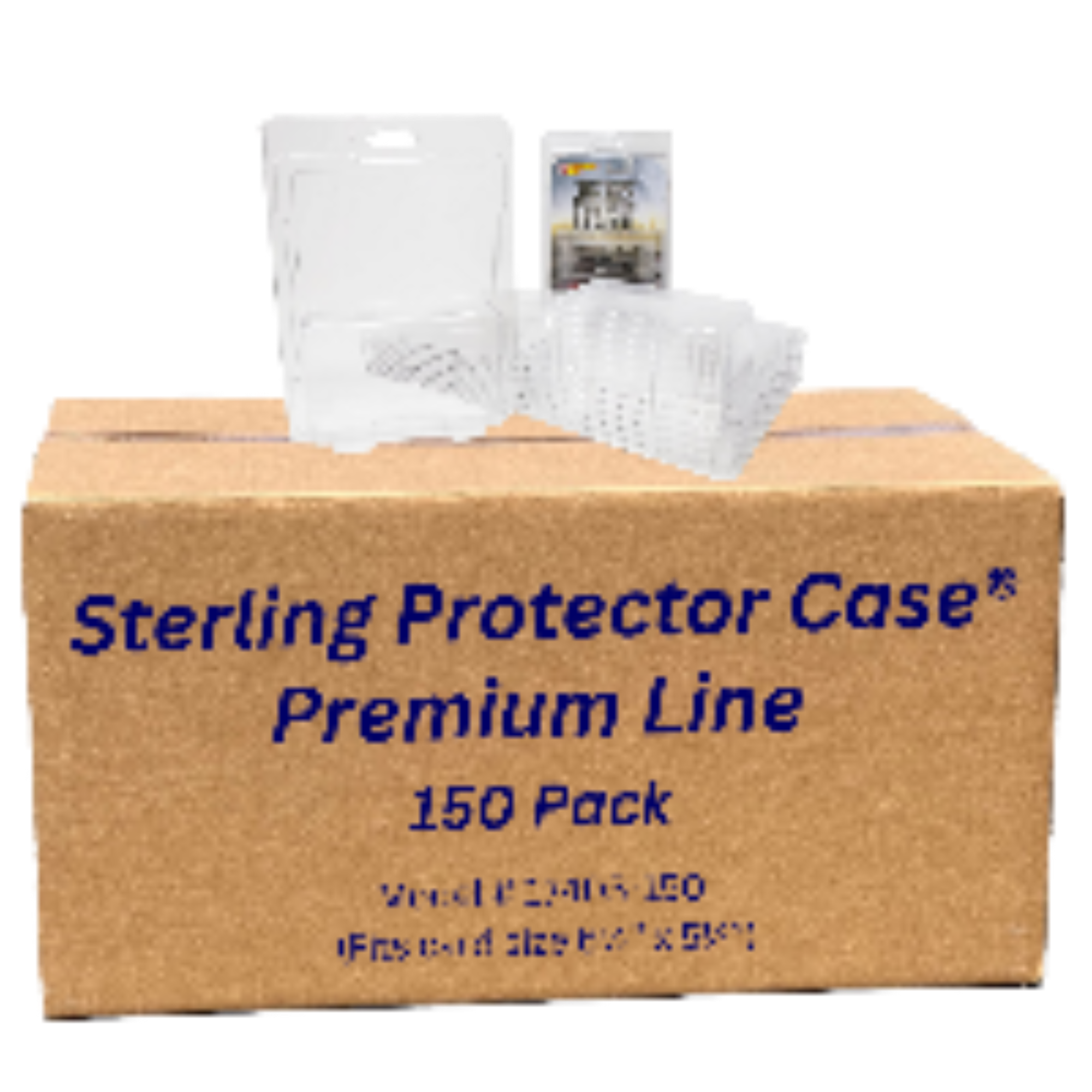 Sterling Protector Case Premium Line 150 Pack Wholesale Model 17403 Fits card size 6.5" x 5.25" for Hot Wheels Premium Line Car Culture, Pop Cultuer, Fast & Furious, Entertainment